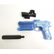Пистолет бластер AngryBall M92 (Beretta) Blue - фото № 5