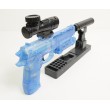 Пистолет бластер AngryBall M92 (Beretta) Blue - фото № 7