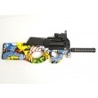 Пистолет-пулемет бластер AngryBall Runqi P90 Graffity - фото № 2