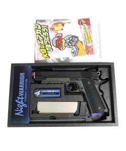 Страйкбольный пистолет Tokyo Marui Colt M1911A1 Night Warrior GBB