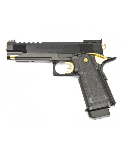Страйкбольный пистолет Tokyo Marui Colt Hi-Capa 5.1 Gold Match GBB
