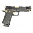 Страйкбольный пистолет Tokyo Marui Colt Hi-Capa 5.1 Gold Match GBB - фото № 2