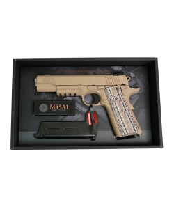 Страйкбольный пистолет Tokyo Marui Colt M45A1 Tan GBB