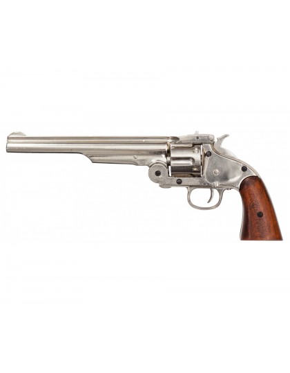 Макет револьвер Smith & Wesson Schofield, .45 калибра, никель (США, 1869 г.) DE-1008-NQ