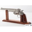 Макет револьвер Smith & Wesson Schofield, .45 калибра, никель (США, 1869 г.) DE-1008-NQ - фото № 12