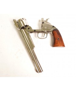Макет револьвер Smith & Wesson Schofield, .45 калибра, никель (США, 1869 г.) DE-1008-NQ