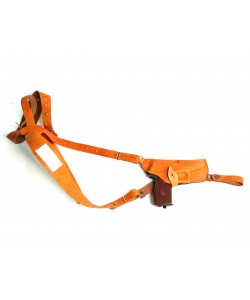 Кобура наплечная ПМ комбинированная рыжая