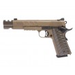 Страйкбольный пистолет KJW Colt 1911/M45A1 GBB FDE, удлин. ствол (KP-16.GAS) - фото № 16