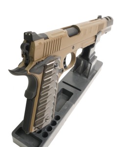 Страйкбольный пистолет KJW KP-16 Colt 1911/M45A1 Gas FDE, удлин. ствол