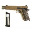 Страйкбольный пистолет KJW KP-16 Colt 1911/M45A1 CO₂ FDE, удлин. ствол - фото № 4