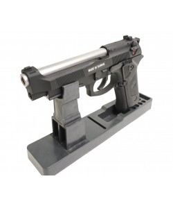 Страйкбольный пистолет KJW Beretta M9 IA Gas GBB, хром. ствол