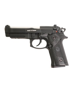 Страйкбольный пистолет KJW Beretta M9 IA Gas GBB, хром. ствол