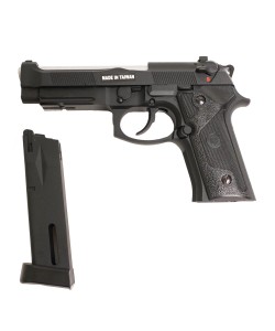 Страйкбольный пистолет KJW Beretta M9 IA CO₂ GBB, хром. ствол
