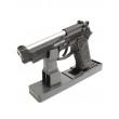 Страйкбольный пистолет KJW Beretta M9 IA CO₂ GBB, хром. ствол - фото № 6