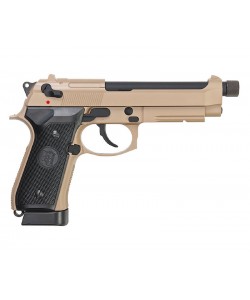 Страйкбольный пистолет KJW Beretta M9A1 TBC CO₂ Tan, удлин. ствол