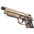 Страйкбольный пистолет KJW Beretta M9A1 TBC CO₂ Tan, удлин. ствол - фото № 5