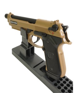 Страйкбольный пистолет KJW Beretta M9A1 TBC CO₂ Tan, удлин. ствол