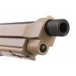 Страйкбольный пистолет KJW Beretta M9A1 TBC CO₂ Tan, удлин. ствол - фото № 9