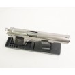 Страйкбольный пистолет WE Colt M1911A1 Silver, черные накладки (WE-E006B TAC) - фото № 13