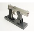 Страйкбольный пистолет WE Colt M1911A1 Silver, черные накладки (WE-E006B TAC) - фото № 5