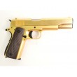 Страйкбольный пистолет WE Colt M1911A1 Gold (WE-E007) - фото № 2