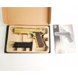 Страйкбольный пистолет WE Colt M1911A1 Gold (WE-E007) - фото № 3