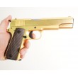 Страйкбольный пистолет WE Colt M1911A1 Gold (WE-E007) - фото № 6