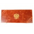 Подарочный кейс-футляр для штык-ножа «Ретро» (натур. кожа) герб России - фото № 9