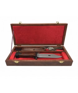 Подарочный кейс-футляр для штык-ножа «Ретро» (натур. кожа) герб России