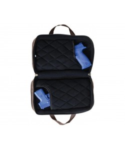 Сумка-кофр тактическая Allen для 2 пистолетов, 33x17,8 см, коричневый (50-15)