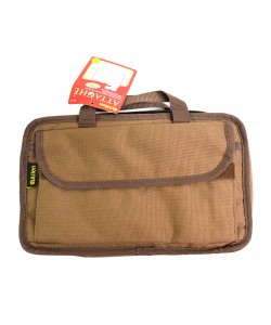 Сумка-кофр тактическая Allen для 2 пистолетов, 33x17,8 см, коричневый (50-15)