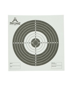 Мишени для пневматики Pnevmat24 белые, 140x140 мм (50 штук)
