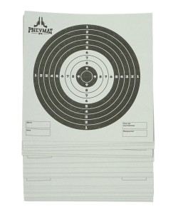 Мишени для пневматики Pnevmat24 белые, 140x140 мм (50 штук)