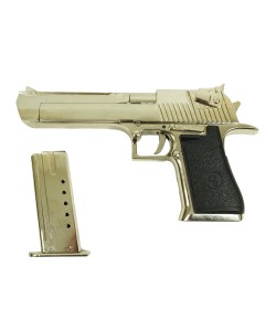 Макет пистолет Desert Eagle, никель (США-Израиль, 1982 г.) DE-1123-NQ
