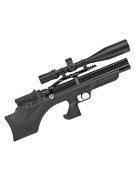 Пневматическая винтовка Aselkon MX-7S, L=450 (пластик, PCP, ★3 Дж) 6,35 мм