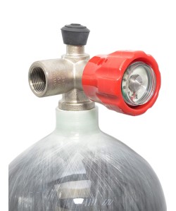 Баллон высокого давления Alsafe 9,0 л (с манометром, боковой вентиль)