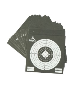 Мишени для пневматики Pnevmat24 черные, 140x140 мм (50 штук)