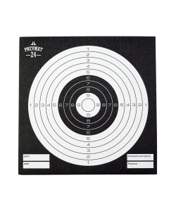 Мишени для пневматики Pnevmat24 черные, 140x140 мм (50 штук)