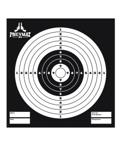 Мишени для пневматики Pnevmat24 черные, 140x140 мм (50 штук)