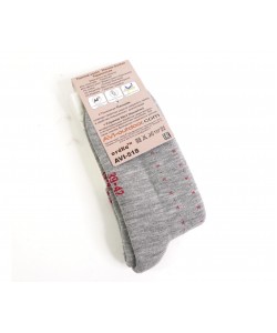 Термоноски зимние NordKapp 518 G (серый, сова)