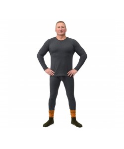 Термобелье мужское NordKapp Hunting 5631 (1-й слой, серый, 170-176)