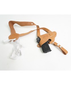 Кобура оперативная для ПМ (нат. кожа-юфть) коричневая