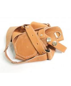 Кобура оперативная для ПМ, X-образная с обоймой (нат. кожа-юфть) коричневая