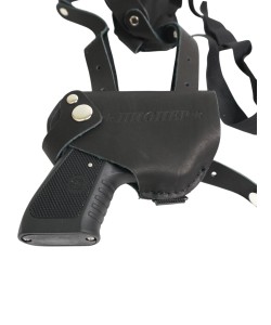 Кобура оперативная для «Пионер» (нат. кожа) черная