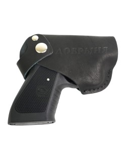 Кобура поясная для «Добрыня» (нат. кожа) черная