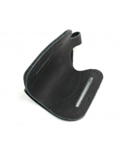 Кобура-бабочка поясная для ПМ (нат. кожа) черная