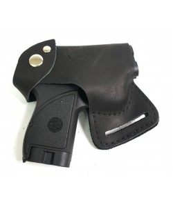 Кобура-бабочка поясная для «Пионер/Добрыня» (нат. кожа) черная