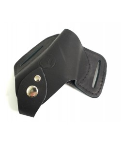 Кобура-бабочка поясная для «Пионер/Добрыня» (нат. кожа) черная