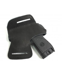 Кобура-бабочка поясная для «Пионер/Добрыня» (нат. кожа) черная
