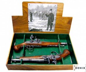 Макет пара дуэльных пистолетов (XVIII век) DE-1102-2-G